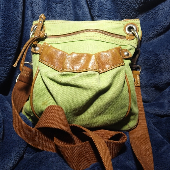 Fossil Handbags - Fossil Cottagecore Vintage Green and Brown Women's Bag
